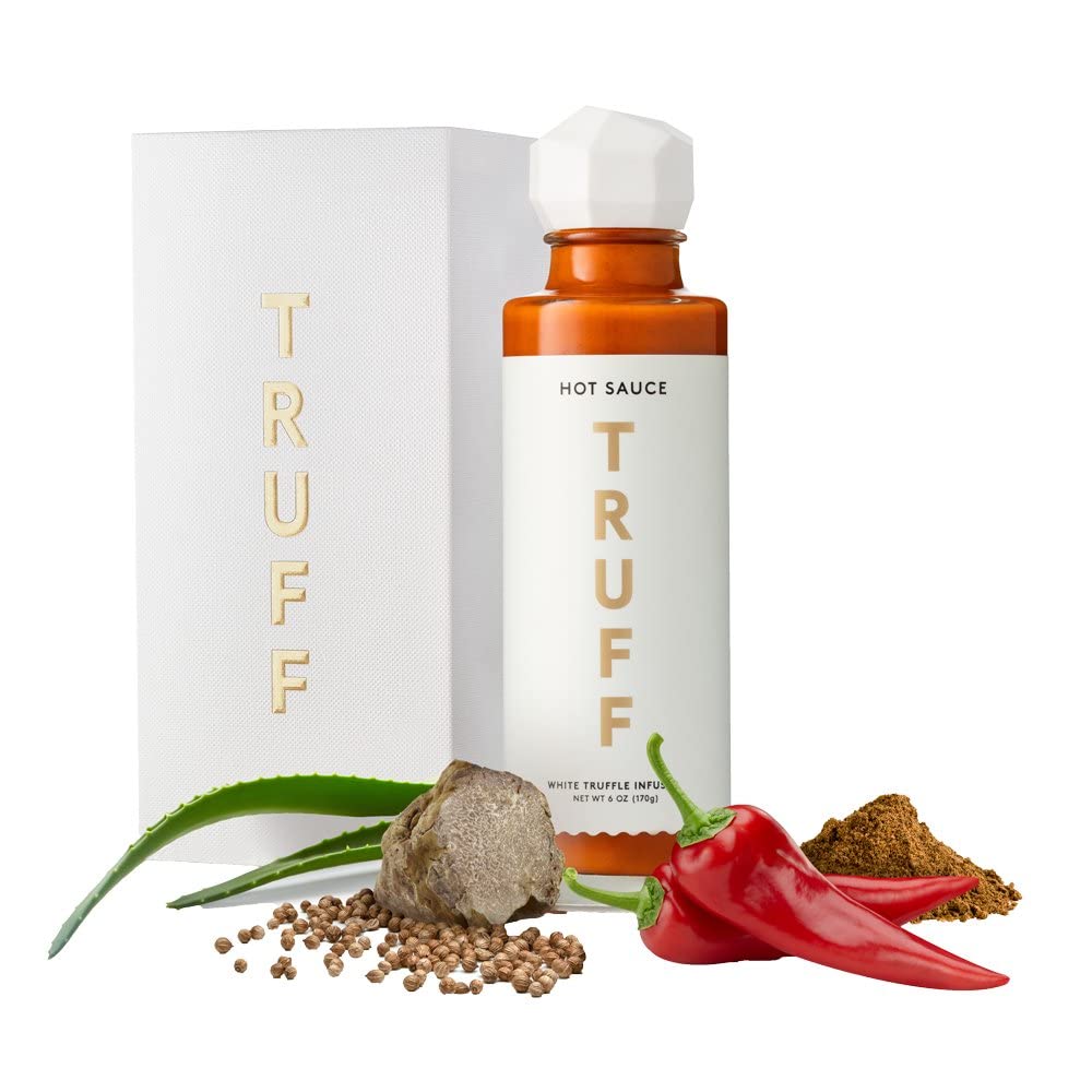TRUFF White Truffle Hot Sauce, Gourmet Hot Sauce with Ripe Chili Peppers, Agave Nectar, White Truffle Oil and Coriander, a Limit