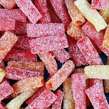 Sour Punch Bites, Tropical Fruit Flavors, Soft & Chewy Sweet, Sour Candy, 9 Ounce (Pack Of 12)
