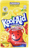 Kool-Aid Soft Drink Mix - Lemonade Unsweetened, Caffeine Free, 0.23 oz/envelope, Pack of 12