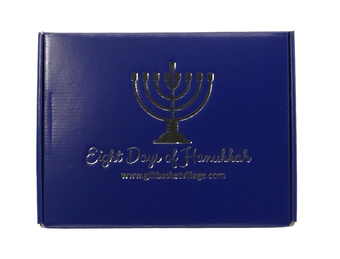 Gift Basket Village: The Eight Days Of Hanukkah Deluxe Gift Assortment - Gourmet Holiday Treats For Family, Friends & Business