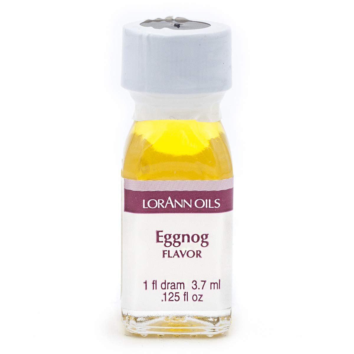 Lorann Eggnog Ss Flavor, 1 Dram Bottle (.0125 Fl Oz - 3.7Ml - 1 Teaspoon) - 2 Pack