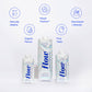 Flow Alkaline Spring Water - Natural Electrolytes, 16.9 FL Oz Bottles, Unflavored, Eco-Friendly Packaging, 12 Pack, White