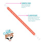 MILK MAGIC Chocolate Milk Flavoring Straws, Gluten-Free, Non-GMO, Low Sugar, 72 Count, White, Model S-PL-11025