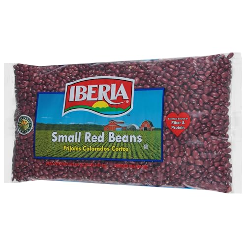 Iberia Small Red Beans, 4 Lb, Long Shelf Life Small Red Beans With Easy Storage, Rich In Fiber & Potassium, Low Calorie, Low Fat Food