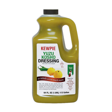 [KEWPIE] Yuzu Kosho Dressing | Authentic Japanese Citrus & Jalapeno Blend | Versatile Marinade & Sauce | Trusted Brand for Profe