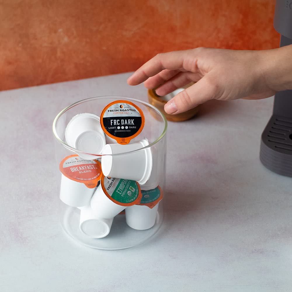 Fresh Roasted Coffee Swiss Water Half-Caf Colombian K-Cup Compatible 24 Pods