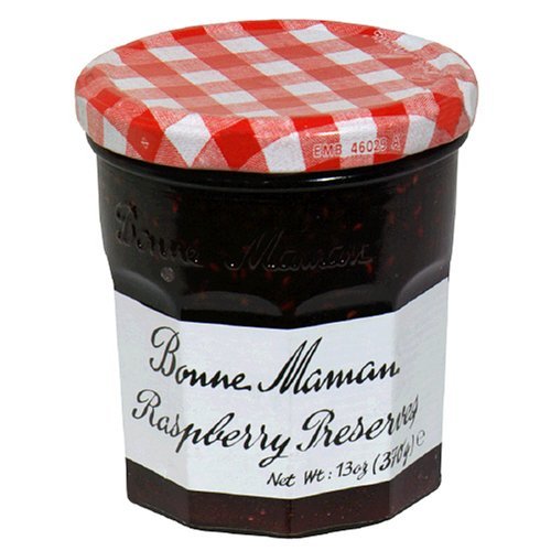 Bonne Maman Raspberry Preserves  13 Ounce Jars (Pack of 6)