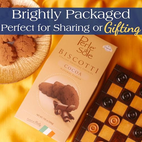 Perle di Sole Chocolate Shortbread Cookies — Italian Biscotti