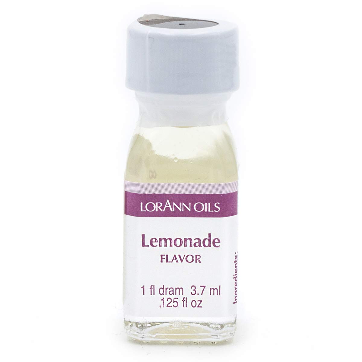 Lorann Lemonade Ss Flavor Flavor, 1 Dram Bottle (.0125 Fl Oz - 3.7Ml - 1 Teaspoon) - 2 Pack