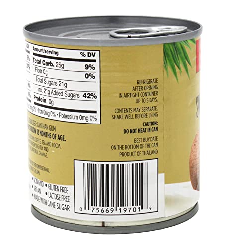 Iberia Sweetened Condensed Coconut Milk, 11.6 Oz (Pack of 12)