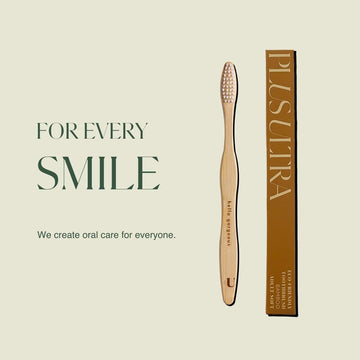 Plus Ultra Bamboo Toothbrush - Eco-Friendly Bpa Free Soft Bristle Toothbrush For Adults - Dentist-Approved All-Natural Toothbrus