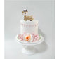 RASSLISA Woodland Animal Cake Toppers, Fox Bear Deer, Clay Decorations, Flowers, Model LISA-LS-NN-XG03