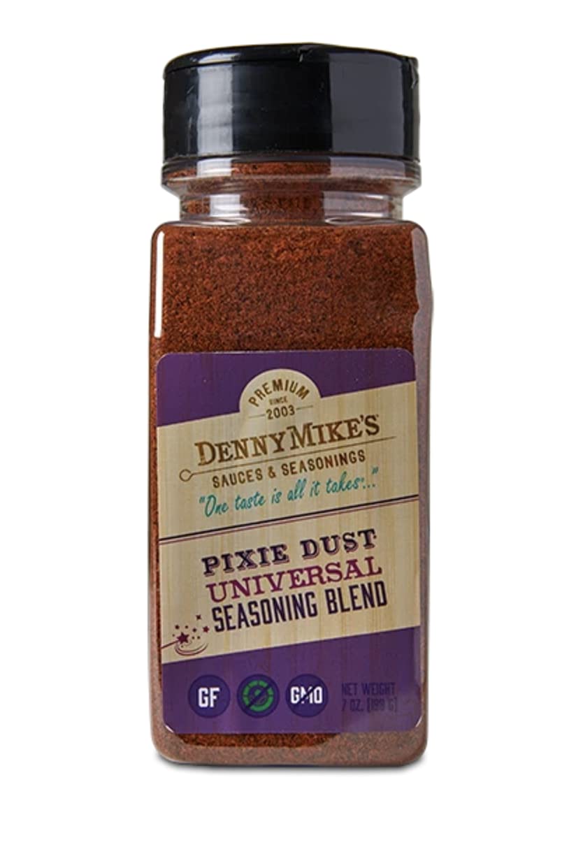 Dennymikes Pixie Dust Universal Seasoning Blend, Premium All Purpose Seasoning, All Natural Complete Seasoning For Meat, Chicken