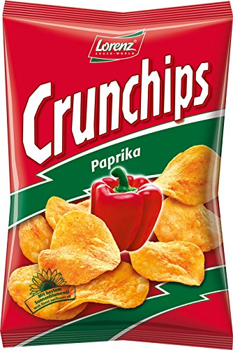 Lorenz Paprika Crunchips, 6.4 Ounce
