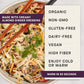 Urban Remedy Organic Soba Noodle Bowl, 12.2 oz, Plant Based with Napa Cabbage, Carrots, Red Peppers & Sesame Almond Sauce, Glute