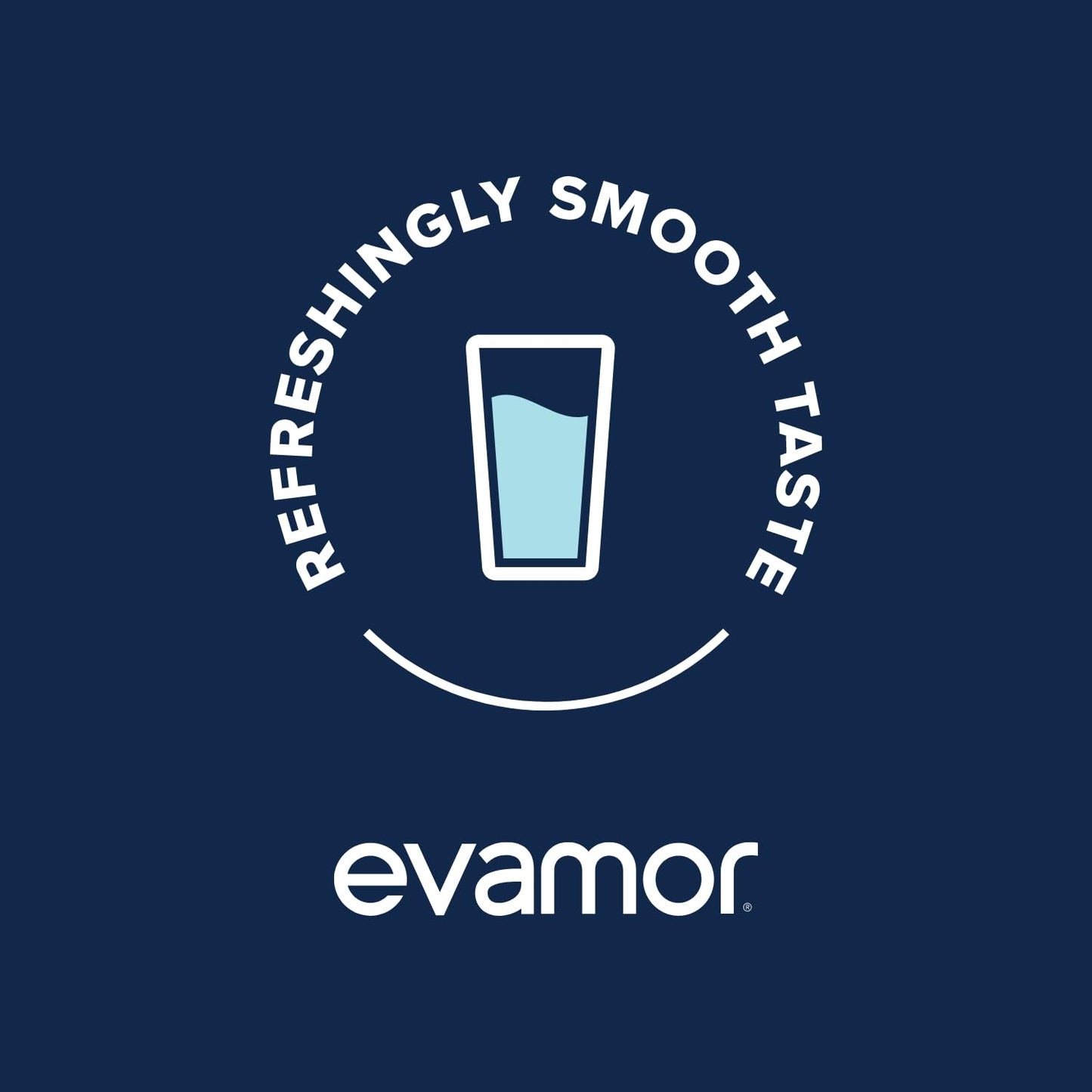EVAMOR Natural Alkaline Artesian Water, 64 Fl Oz (Pack of 6), Plastic, No Color