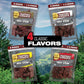 Old Trapper, Trapper'S Choice Hot & Spicy Kippered Beef Steak, Eight-Ounce Individual Package, 10 Grams Of Protein And 70 Calori