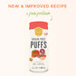 Serenity Kids 6+ Month Grain Free Baby Puffs - Tomato & Herbs - Easy On-the-Go Baby Travel Snack - USDA Organic Puffs - Allergen