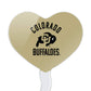GRAPHICS & MORE Cupcake Picks Set of 6, Acrylic, University of Colorado, Model CUPCAKE.HEART.CLCCOL.Z006527
