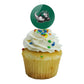 Slippery Rock Primary Logo Cupcake Picks Toppers Decoration Set Of 6