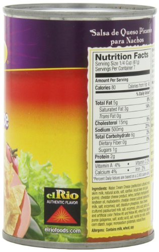 El Rio, Nacho Chs Sce Hot, 15 Oz, (Pack Of 12)