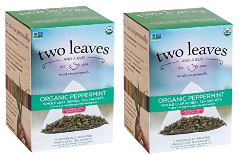 Two Leaves And A Bud Peppermint Tea 30 Count (Pack Of 2)