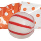 PEPPERMINT 100 Count Wrapped in Orange Polka Dot Candy Wrapper - Mint Candy