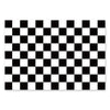 Black and White Checkered Edible Cake Topper, 28x19.4cm/11.02x7.63in Square Racing Party Decoration for Birthday Cakes & Dessert