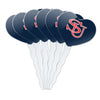 GRAPHICS & MORE Cupcake Picks Set of 6 Acrylic Heart Toppers Shippensburg University