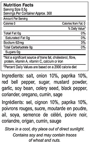 The Gourmet Collection Seasoning Blends Roast Vegetables & Fries Spice Blend Seasoning For Cooking Sweet Potatoes, Fries, Caulif