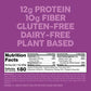 No Nuts! Vegan Protein Bars, 100% Nut Free, Blueberry & Vanilla, 12 Count