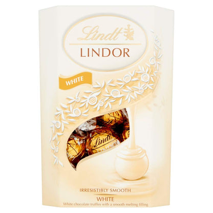Lindt Lindor White Chocolate Truffles, 7.05 Oz / 200 G