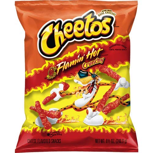 CHEETOS Crunchy FLAMIN HOT 2.75 ounce (Pack of 32)