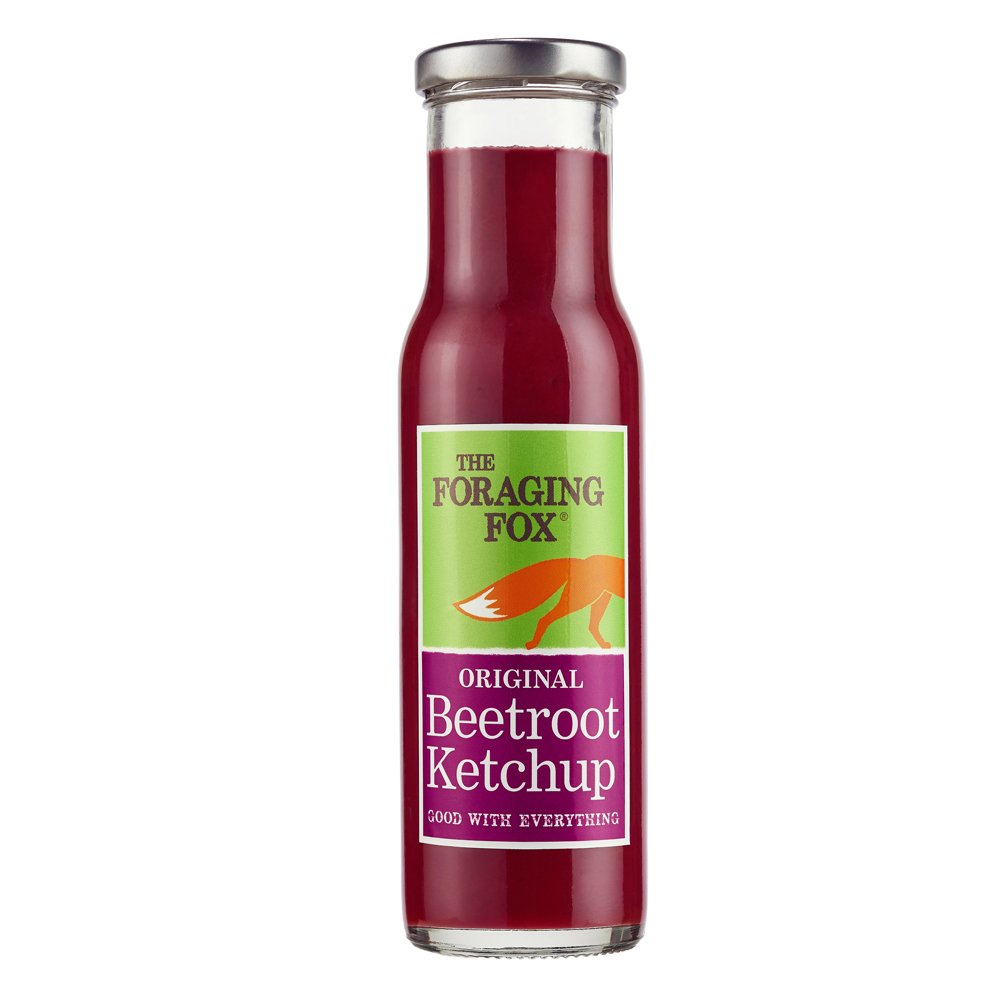 The Foraging Fox Beetroot Ketchup, Original, 9 Ounce