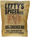 Leftys Spices Fish N Chicken Mix for Oven, Pan or Deep Fry 16oz Bag (Pack of 3) Chose Flavor Below (Original)
