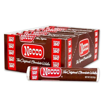 Wafers Original Chocolate Flavored Hard Candy Rolls - Bundle Packs (2 Ounce (Pack of 24) chocolate)