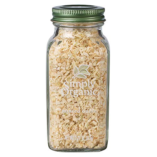 Simply Organic Minced White Onion, Certified Organic | 2.21 Oz | Pack Of 9 | Allium Cepa