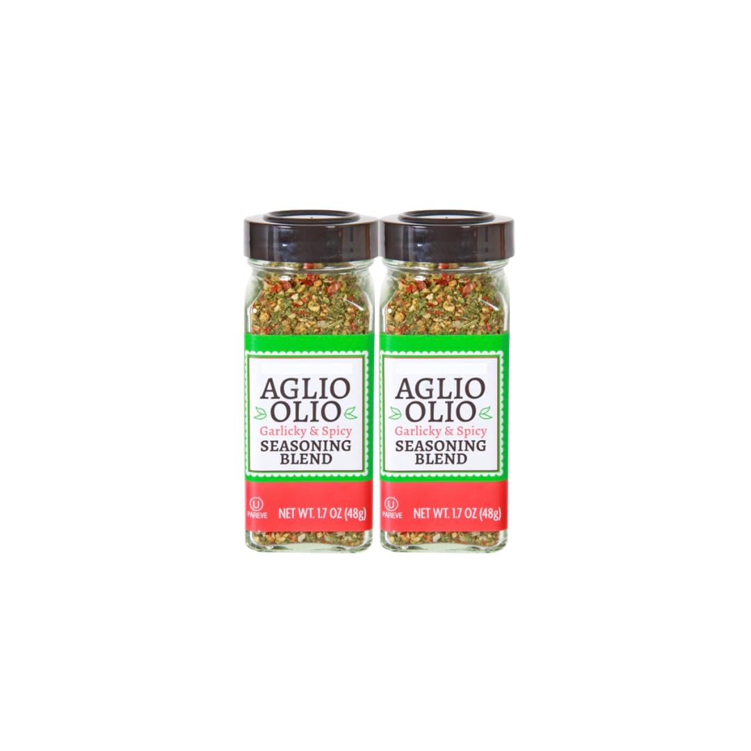 Trader Js seasoning blend (Two 1.7 oz bottles, Aglio Olio)
