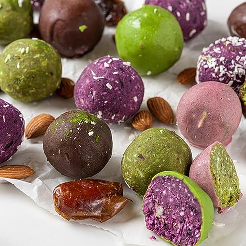 Elan Organic Acai Blueberry Cashews, Non-Gmo, Vegan, Gluten-Free, Kosher, Glazed Nuts (Roasted Cashews, Acai Berry Powder, Blueb