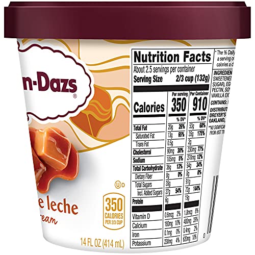 Haagen-Dazs, Dulce De Leche Ice Cream, 14 oz (Frozen)