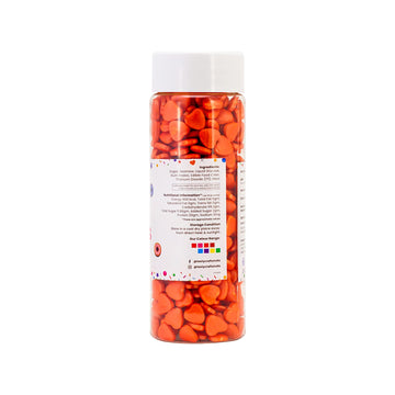 Tastycrafts Edible Heart Shape Sprinkles | Hearts Sweet Candy Topping For Cake Decor | Cake Decoration And Garnishing | Best Use