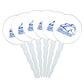 UAH Secondary Logo Cupcake Picks Toppers Decoration Set of 6