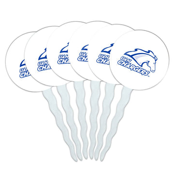 UAH Secondary Logo Cupcake Picks Toppers Decoration Set of 6