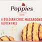 Poppies Cookie Macaron Chocolate Drizzle, 7.8 Ounce, Pack of 1