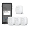Yolink Speakerhub & Three Water Leak Sensors Starter Kit - Plays Tones/Sounds, Spoken Messages, Lora-Powered  Mile Range, App Al