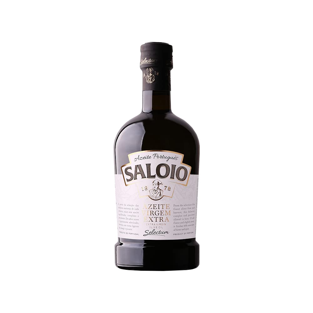 Saloio - Selectum Extra Virgin Olive Oil - Azeite Virgem Extra Selectum - 500Ml Bottle - Product Of Portugal