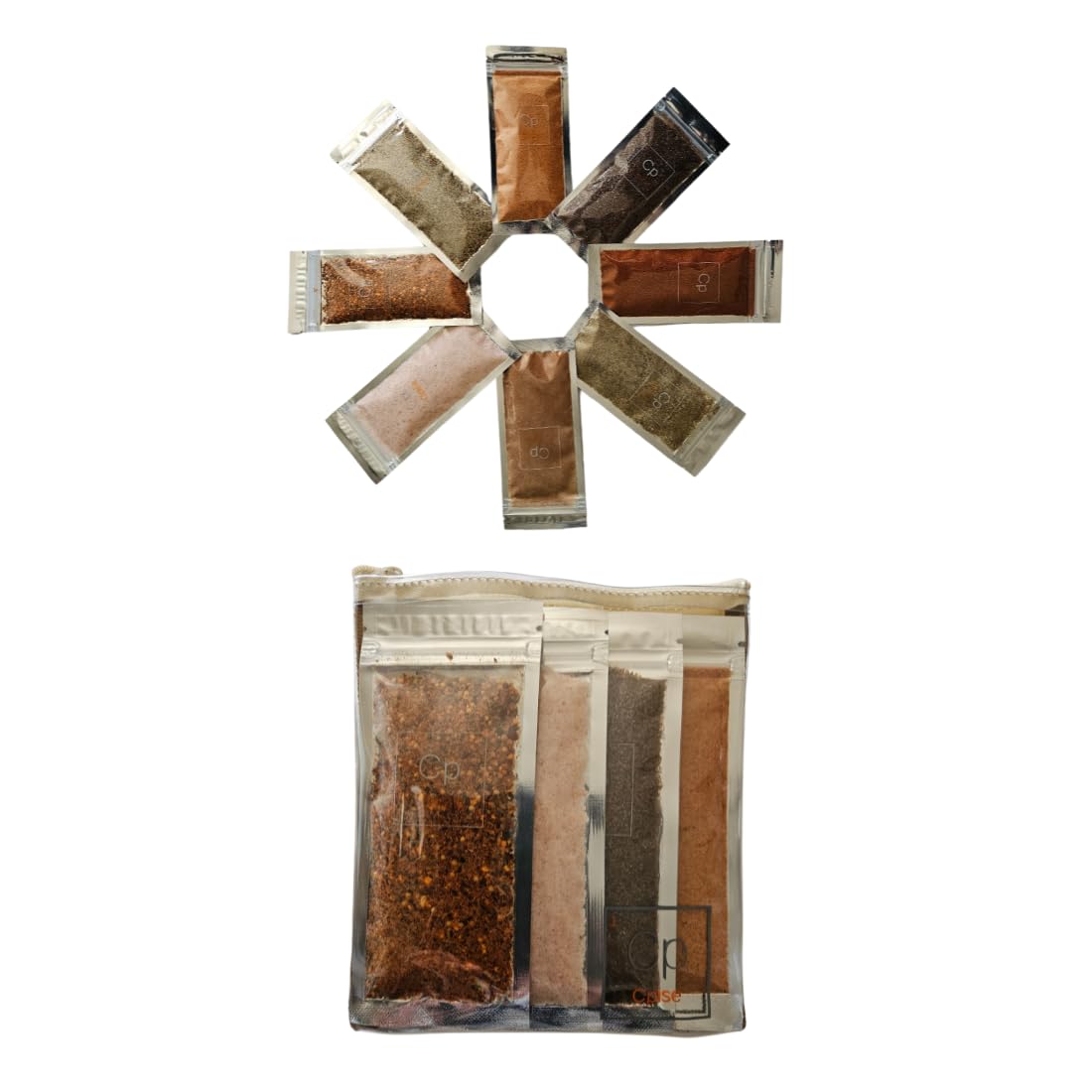 Cpise Organic Camping Spice Set - 8 Essential Spices for Camping & Travel, 8 Piece Assortment