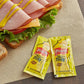 CHRONOS Frenchs Mustard Packets - 50 Count Single Serve (7g each) with Food Safe Slide Seal Bag