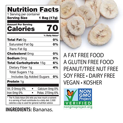 Brothers-All-Natural Fruit Crisps, Banana, 0.59 Oz (Pack Of 24)