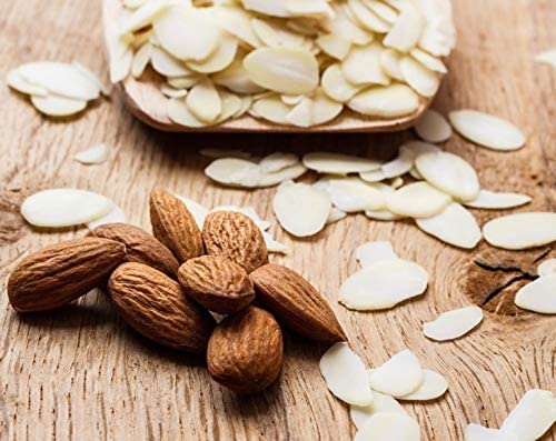 Food To Live - Blanched Sliced Almonds, 12 Pounds Thinly Sliced Raw Blanched Almonds, Vegan, Keto, Kosher, Bulk. High In Vitamin